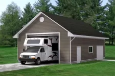Garage for a RV