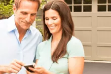 Smartphone open a garage door