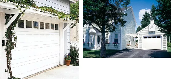 Garage Door With Creative Decoration 
